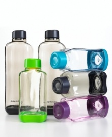 Ready, set, H20! You're always on the go and you need water always on hand-Design For Living's smart solutions are sleek, lightweight and dishwasher safe. An innovative stackable design keeps the water bottles organized and ready to be grabbed from your cabinets, while leak-proof technology keeps water in the bottle and not in your bag.