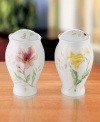 Accessories coordinate with the mix-and-match dinnerware for a complete customized collection. In varied floral and butterfly designs. Dishwasher safe. Each measures 4. Qualifies for Rebate