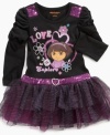 Bring out the adventurer in her with this exotic Dora the Explorer tutu dress from Nannette.