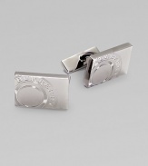 A sleek and smart money clip with a bold logo design.BrassImported