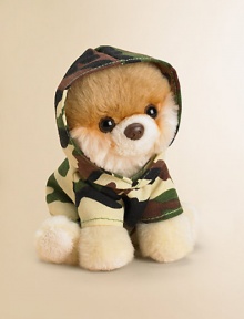 Not only does Itty Bitty Boo fit in the palm of your hand, but he's ready for action in a camouflage hoodie just like the one he wears in the book!4 tallPolyesterSurface washRecommended for ages 1 and upImported Please note: Book sold separately. 