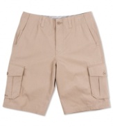 Get geared up for warm weather with these casual cargo shorts by O'Neill.