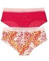 These lace and sheer Calvin Klein hipsters offer fun and flirty style without compromising comfort.