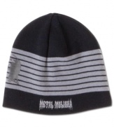 Cover your head in this stylish super dope beanie by Metal Mulisha.