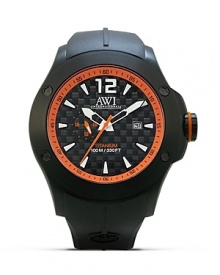 AWI International Round Titanium Watch, 50mm