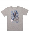 Another way to wear his favorite kicks: Front and center on this Converse tee printed with a Chuck Taylor graphic.