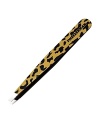 Tweezerman's gone wild for taming unruly brows. Follow your animal instincts and choose one or all of our Special Edition Animal Print Slant Tweezers. Eyebrow experts have been going wild for our original, award-winning Slant® for over 25 years. The perfectly aligned, hand-filed tips are slanted to grab every hair every time with the smoothest, true precision. Stainless steel with animal print, enamel color finishes.To ease tweezing, take a hot shower or use a warm washcloth to open pores. Tweeze in the direction of hair growth to avoid breakage. To close pores post tweezing, use cold water or astringent.