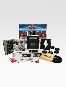 The comprehensive collection of AC/DC rarities housed in a collectible guitar amp box that actually works. 3-CD/2-DVD packageLP deluxe collector's edition18 rare studio tracks29 rare live tracksMade in USA