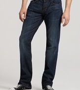 With the look and fit of an old favorite, the Dustin straight leg jean provides the basis for a solid everyday look.