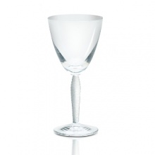 Exquisite crystal stems with frosted, textured stems for utterly elegant entertaining.