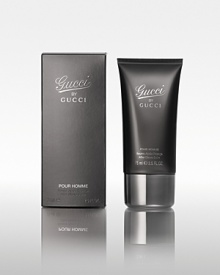 A new signature for the modern Gucci man, Gucci by Gucci Pour Homme combines classic masculine appeal with cool, contemporary elegance. Gucci by Gucci Pour Homme, encompassing the brands heritage and luxuriousness, is the first male fragrance entirely designed by Creative Director Frida Giannini as a new signature for the iconic Gucci man. With the sleek design of the flacon, the decorative horsebit that recalls the brands rich heritage and its warm and intense fragrance, Gucci by Gucci Pour Homme speaks to iconic, powerful, sensual men that represent todays Gucci man.A modernized woody chypre, Frida Gianninis inaugural male fragrance culminates both vision and tradition. The top and the heart of the fragrance bring a smooth, crisp freshness with the essence of cypress and calone. Violet and bergamot create a masculine floralcy for a natural and timeless appeal. A unique heart distinguishes the scent, and intensifies its character with warm incense and a leathery accord, with tobacco notes bestowing a touch of sweetness. Amber provides warmth, longevity and depth; with black pepper contributing a striking, sparkling effect. The base is complete with woody notes of patchouli, cedarwood and amyris for undeniable elegance.