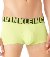 When sleek is sexy: Calvin Klein's X Micro Low-Rise Trunk with the supportive stretch of soft, velvet-finish microfiber.