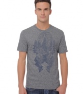 Rev up your weekend wardrobe with this graphic T shirt from Buffalo David Bitton.