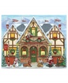 Providing the soundtrack to Christmas, this musical advent calendar from Byers' Choice plays one of 12 different holiday tunes, from Silent Night to Jingle Bells, every time a door is opened.