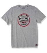 Get your casual wardrobe up to speed with this graphic tee from Izod for Indy 500.