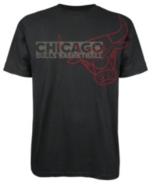 Show your love for the Chicago Bulls in this cool graphic tee by adidas.