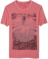 Visual aids. Give your casual style a step up with this cool graphic tee from Buffalo David Bitton.