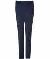 Ultra-comfortable and classically elegant, these navy jersey suit pants from Neil Barrett can be effortlessly dressed up or down - Flat front, belt loops, side slit pockets, back welt pockets with buttons, slim leg - Wear with a long sleeve tee and leather jacket or a dress shirt and matching blazer