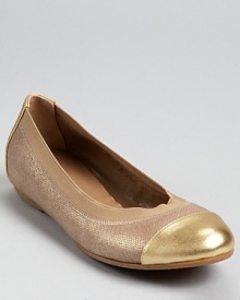 Bruno Magli Flats - Bogolino Woven Metallic Toe