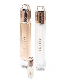 Burberry Body is an effortlessly sensual, feminine fragrance.Experience Burberry Body's eclectic combination of luxurious ingredients with the Eau de Parfum Intense Holiday Gift Set, featuring an Eau de Parfum Intense 2.8 fl. oz., Body Milk 2.8 fl. oz., and Eau de Parfum Deluxe Miniature .15 fl. oz.