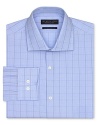 A classic, contemporary fit dress shirt in plaid. From The Men's Store at Bloomingdale's.