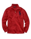 Our classic half-zip design is constructed from fine French ribbed cotton and boasts our iconic Big Pony embroidery.