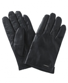 Treat yourself to a little luxury with these cashmere-lined leather gloves from Calvin Klein.