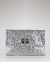 Add a dazzling finish to your look with this glittering clutch from Anya Hindmarch.