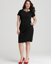 DKNYC Plus Size Pleat Dress