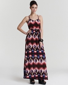 Explore exotic style in a Charlie Jade ikat maxi dress and lend an editorial edge to your new-season collection. Perfect for the workweek and weekends alike, this versatile silhouette is the latest must-have.