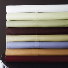 Gosford Sheets by Charisma feature a simple cuffed design in crisp 500-thread count Egyptian cotton. Sheets fit mattresses up to 22 deep. Imported.