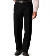 Comfy and casual, these handsome pants from Dockers are perfect for work and beyond.