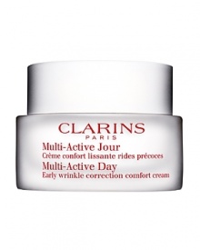 Early Correction. Continuous Protection. Visible Perfection. Multi-Active Day is the newest innovation from Clarins; high performance skin care with new formulas and textures, that goes beyond prevention to visibly correct early signs of aging.