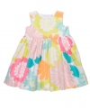 Colorful character. Show off her bright personality in this vivid dress from Carter's.