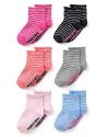 Mix and match colors with this sweet striped set of Juicy Couture socks.