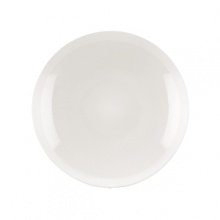 Accented with tonal contrast banding, this plate is modern and sleek. Urban luxury at its most elemental.