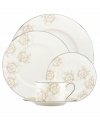 Lenox dinnerware makes vintage florals feel fresh with the contemporary shapes of Blush Silhouette place settings. Sturdy bone china combining a muted palette and sparkling platinum caters formal occasions with easy, unparalleled elegance. Qualifies for Rebate