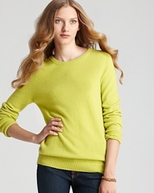 A posh Equipment cashmere sweater electrifies in neon and you're at the head of the fashion charge come winter weekends when you rock the look with skinny jeans and knee-high boots.