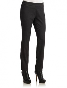 THE LOOKBanded waistSide zip closureBack welt pocketsSlim leg silhouetteTHE FITRise, about 8Inseam, about 30THE MATERIALWool/spandexFully linedCARE & ORIGINDry cleanImported of Italian fabricModel shown is 5'9½ (176cm) wearing US size Small. 