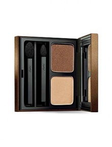 This extra-soft, powder-textured eye shadow smoothes over lids and lasts throughout the day. Imported. 