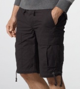 Meticulously crafted from ultra-fine featherweight surplus cotton poplin for enhanced ventilation, the relaxed-fitting drawstring short is perfect for any active occasion.