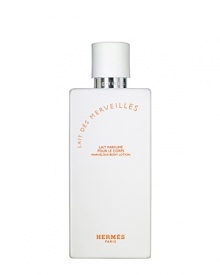 Scented with Eau des Merveilles woody, amber fragrance, this nourishing lotion absorbs quickly, leaving skin smooth, richly perfumed and subtly iridescent.