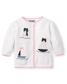 Hartstrings Infant Girls' Cardigan Sweaters - Sizes 0-12 Months