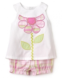 Hartstrings Infant Girls' Woven Top & Short Set - Sizes 0-12 Months