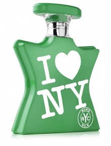 I Love New York for Earth Day is an easy-to-wear, easy-to-love fragrance. When it comes to being green, New York State is way ahead of the game. Bond No. 9 knew, and to celebrate the state's environmental smarts, they've designed this fresh, green, metro-sophisticated eau de parfum.  Top notes: tangerine, lush orchid, and orange flower water. middle notes: tuberose, muguet, orris bottom notes: musk, amber, oakmoss, sandlewood 