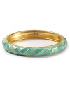 Pretty and polished, Aqua's enamel bangle pulls together your everyday ensembles.