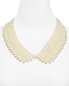 Put a playfully preppy spin on every look with this pearl collar necklace from RJ Graziano. Wear it in place of your traditional strands for an on-trend flash.