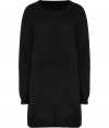 With its clean silhouette and modern textural angora front, Vanessa Bruno Ath?s knit dress is a chic choice for taking works looks into cocktails - Rounded neckline, long sleeves, ribbed trim - Contemporary straight fit - Wear with opaque tights and boots to work, or for cocktails with pin heels and statement clutches