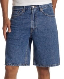 When it comes to your warm weather wardrobe, nothing tops these classic denim shorts from Levi's.