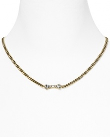 Pretty with a punkish edge. Tie on MARC BY MARC JACOBS' signature style with this bow-bedecked necklace.